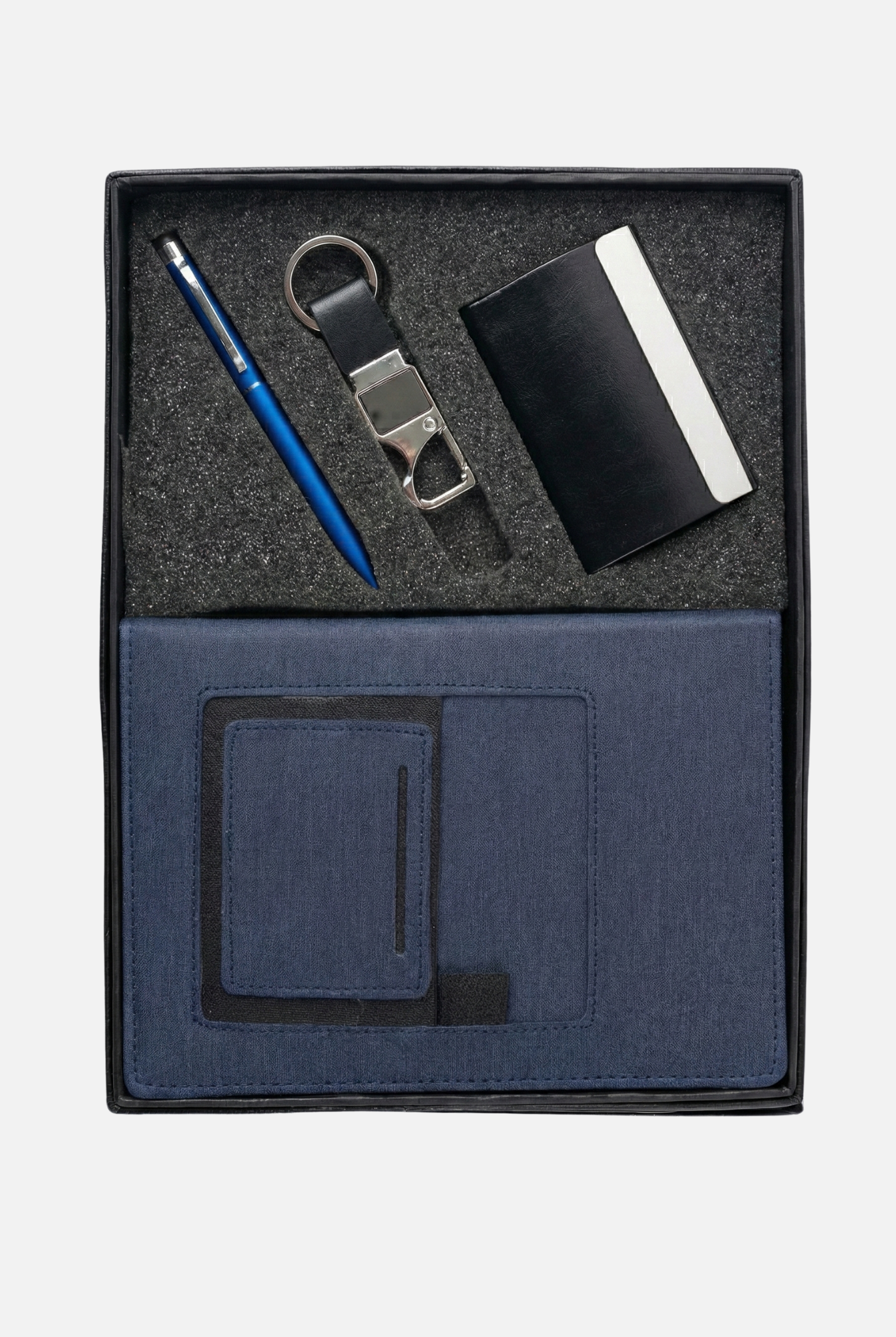 Best Customized Corporate Gift Set – Diary, Pen, Card Holder & Keychain