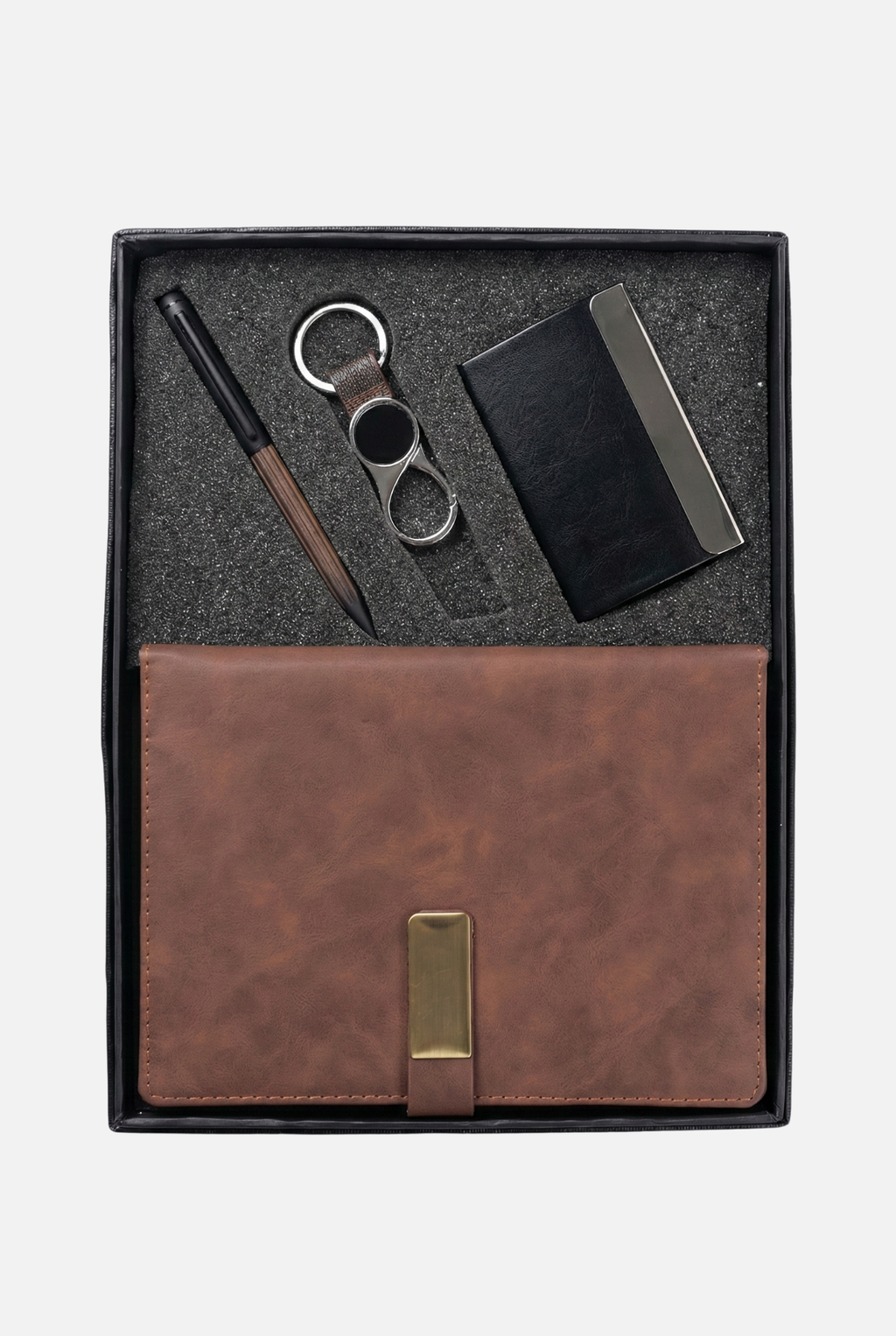 Classic Diary-Pen-Keychain- Cardholder Premium Corporate Gift Set