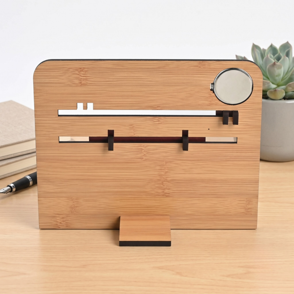 Wooden Lifetime Motivational Quote Desk Calendar | Table Calendar For Office & Home | Eco Friendly