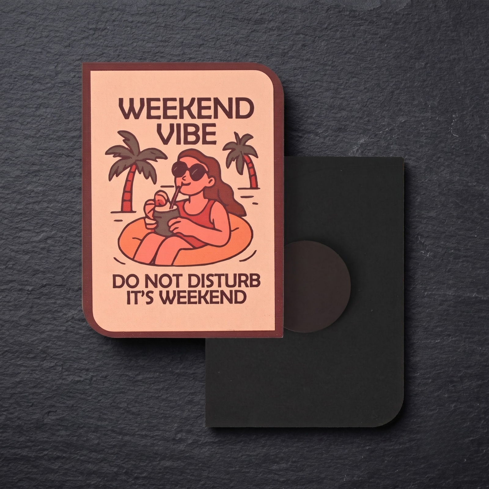 Wooden Fridge Magnet Set – Pack of 6 | Quirky Wooden Fridge Magnets – Fun Motivational Quotes for Home, Office, Work Desk, Students & Gifting | Funky & Aesthetic Décor (Quirky Fun)
