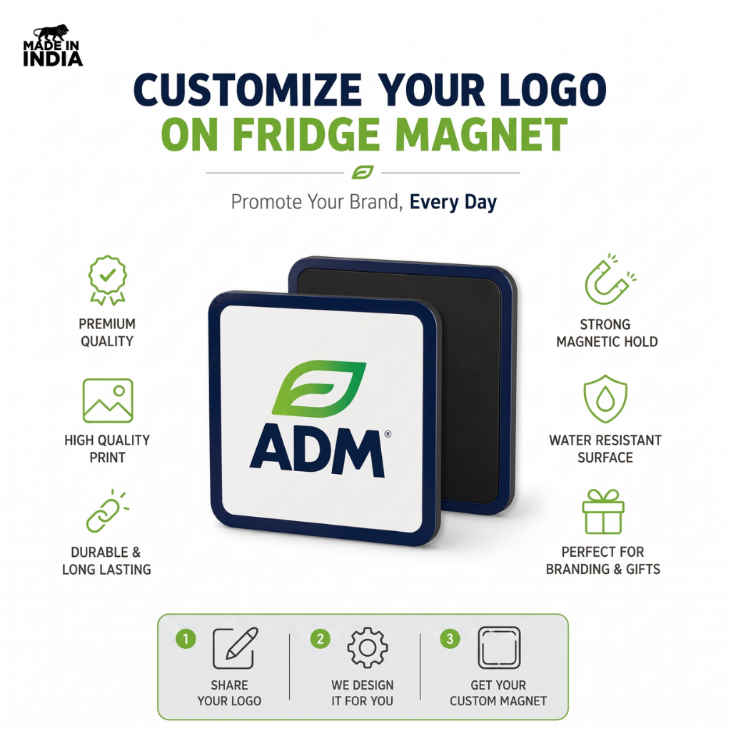 Customizable Sublimation Wood Magnets for Home & Office