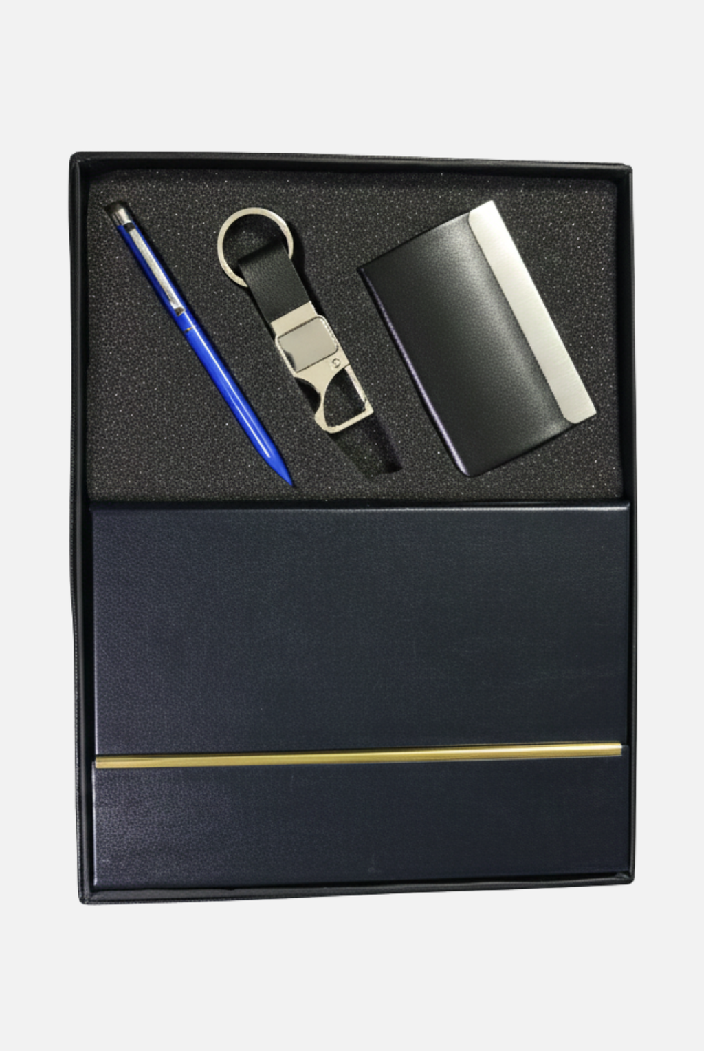 Premium Corporate Gifting Set – Pen, Diary, Cardholder & Keychain