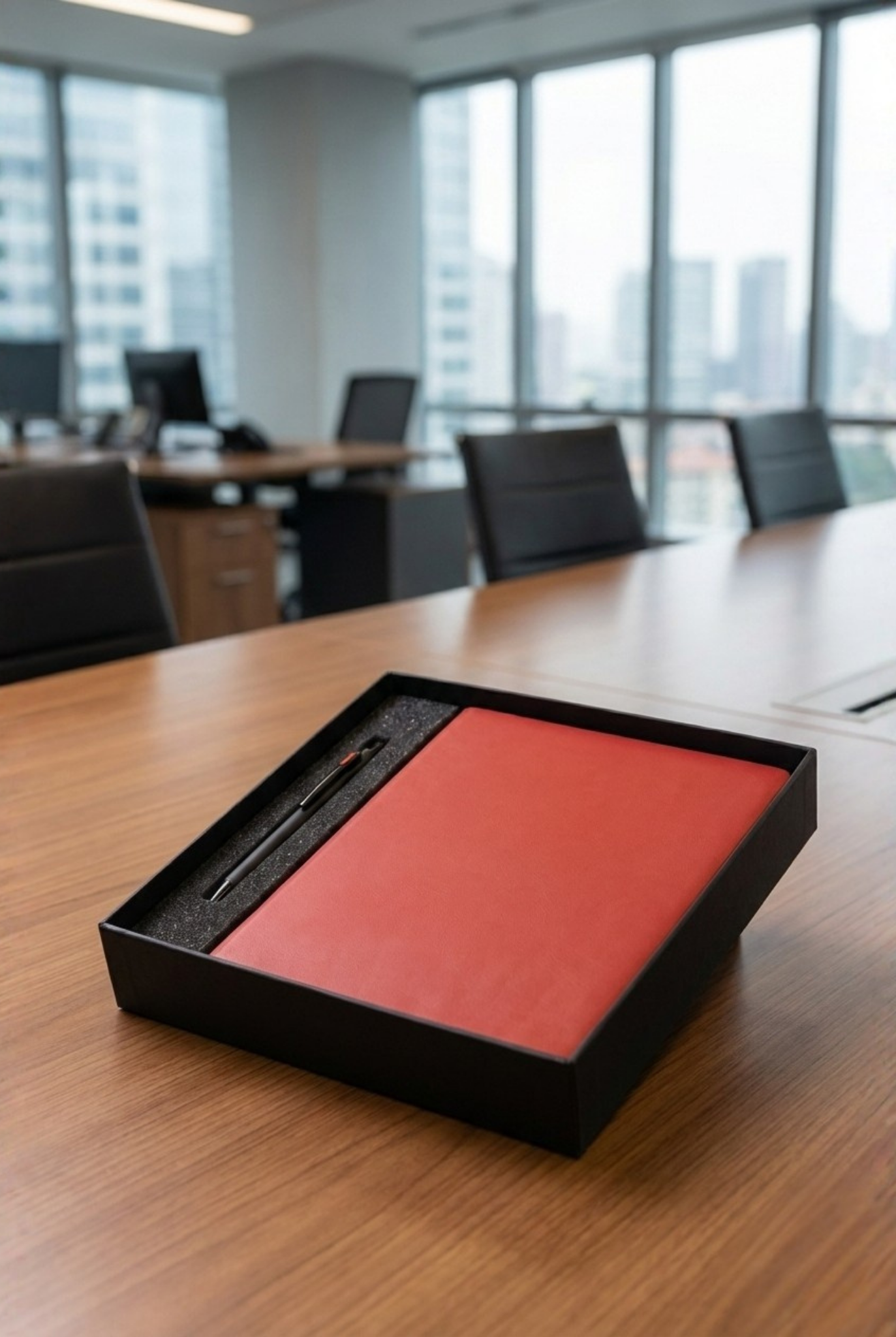 Corporate Branding Gift Set – Diary and Metal Pen