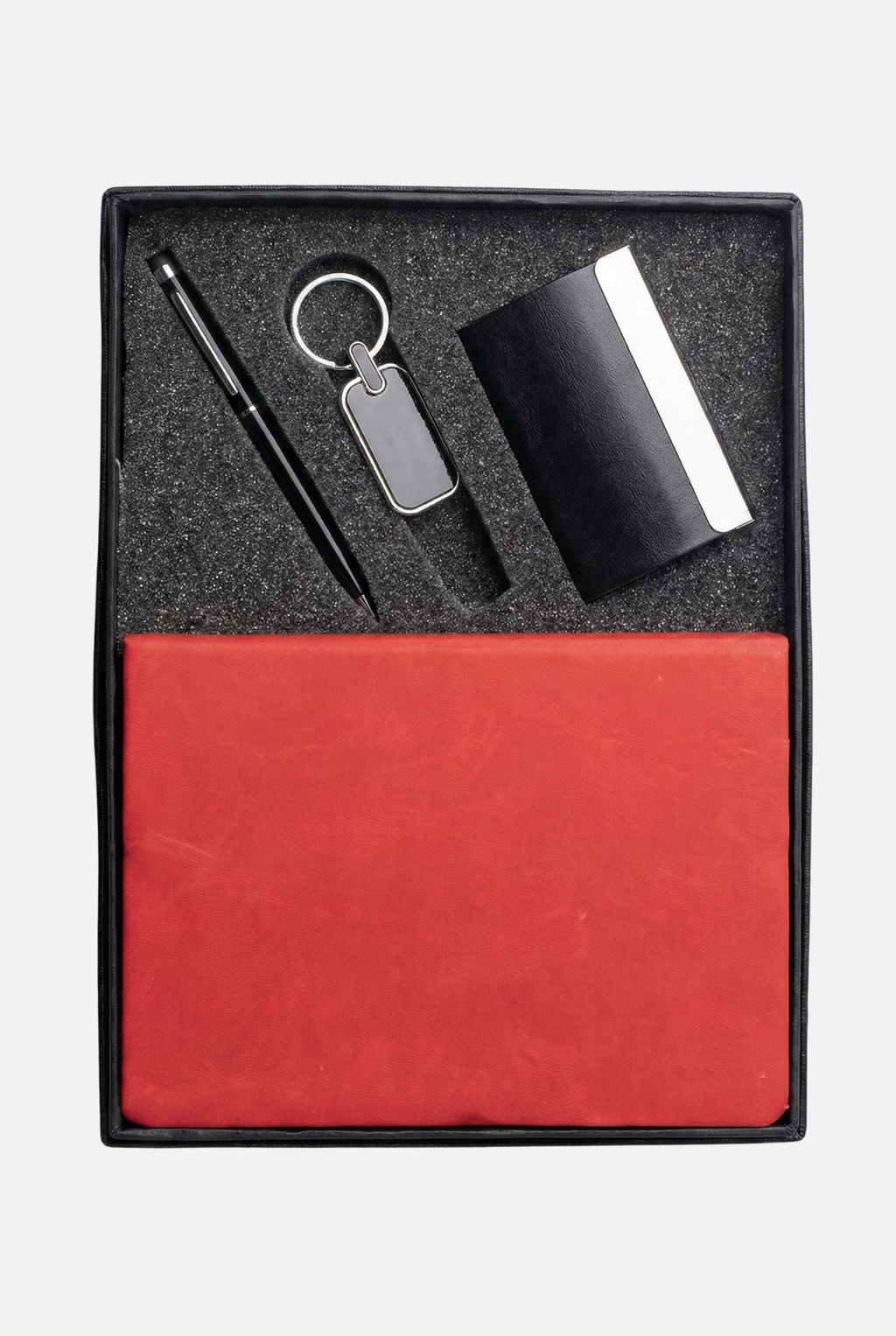 Premium Corporate Gifting Set – Pen, Diary, Cardholder & Keychain