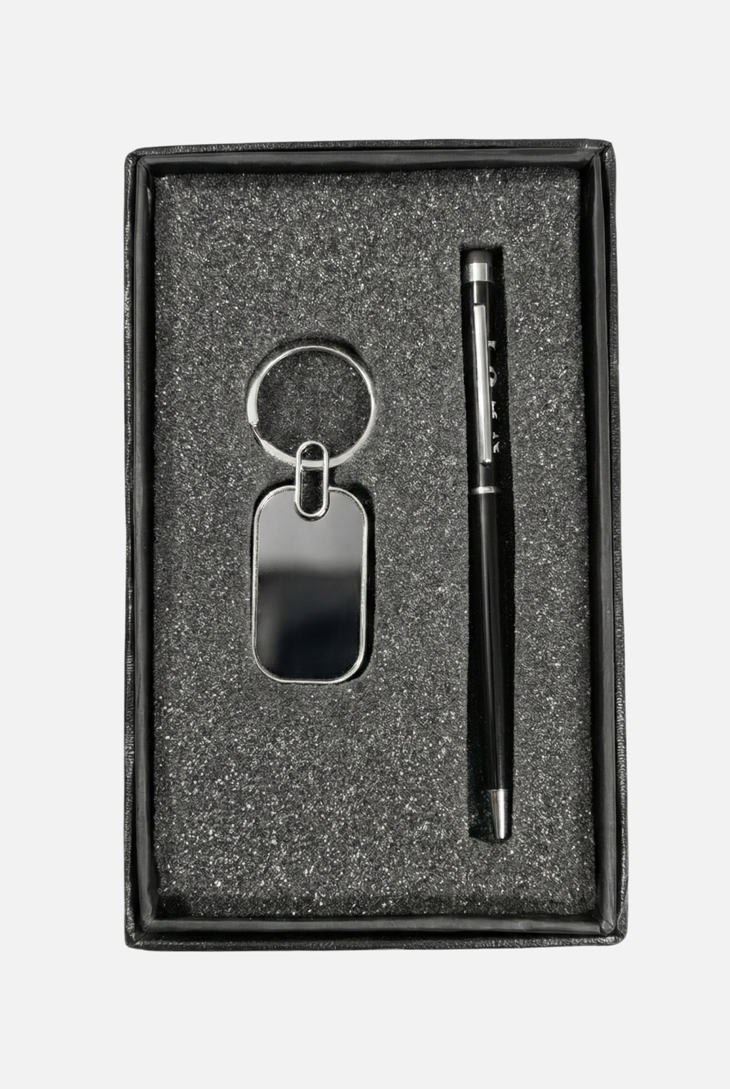 Premium Corporate Gift Combo – Metal Pen & Keychain